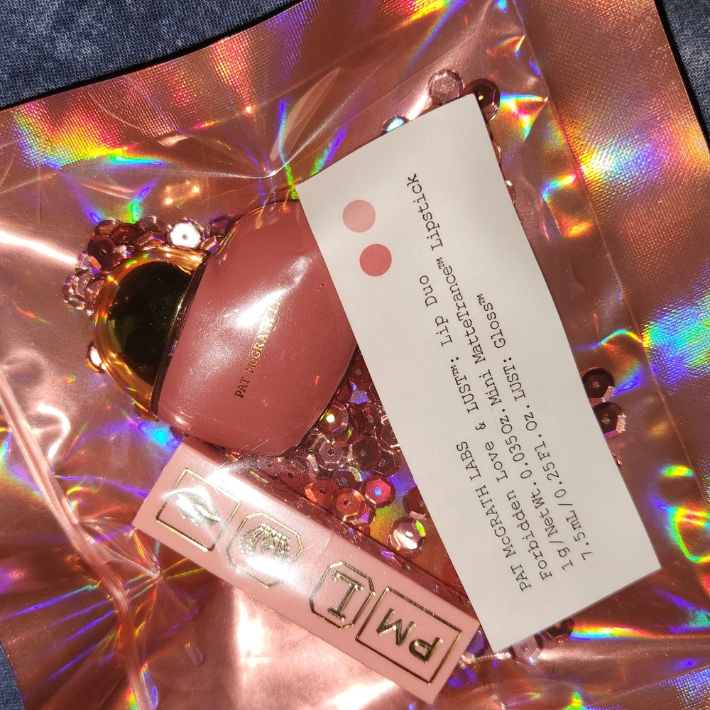 Pat McGrath Labs Forbidden Love & Lust Lip Duo Lipstick & Gloss New - Picture 3 of 5